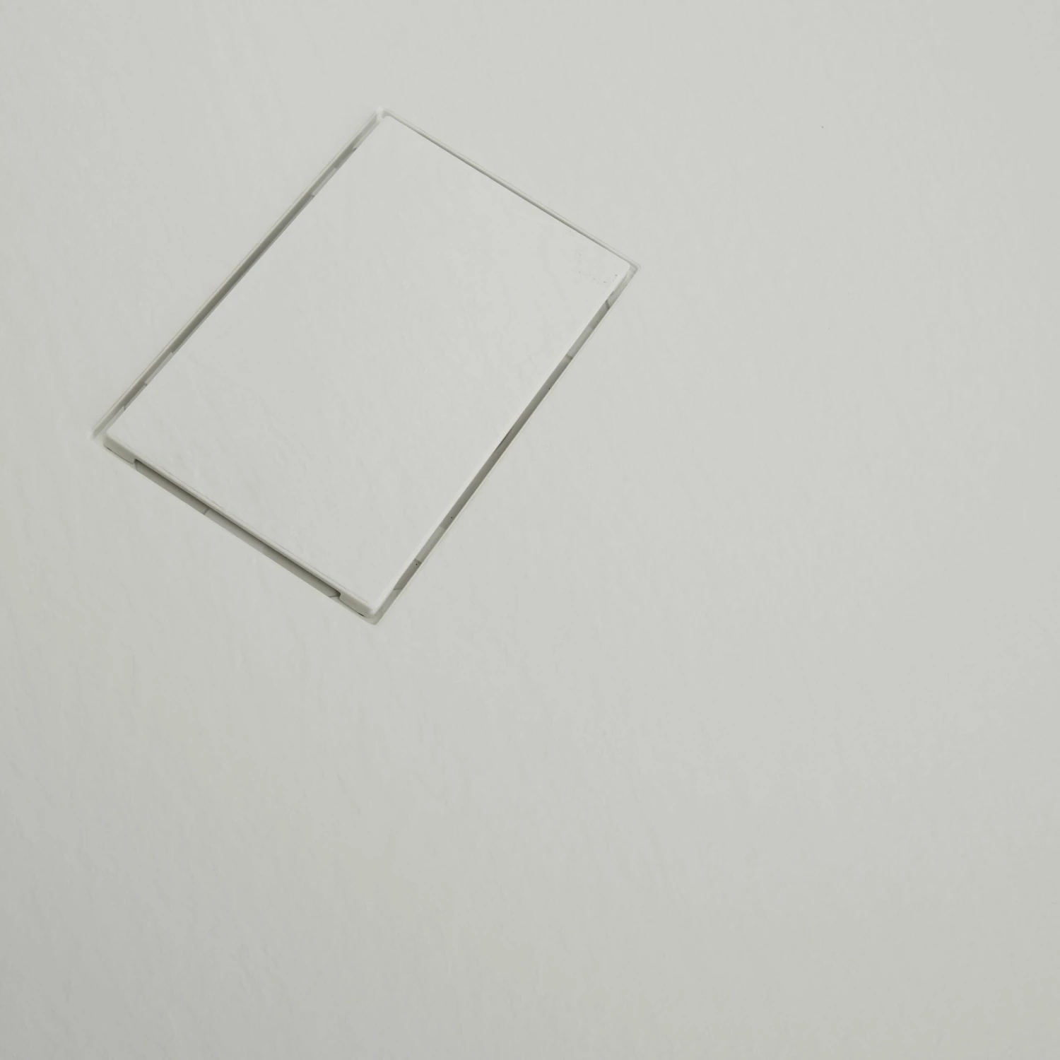 Milano Rasa - Matt White Slate Effect Rectangular Shower Tray - 1800mm X 900mm - Image 3