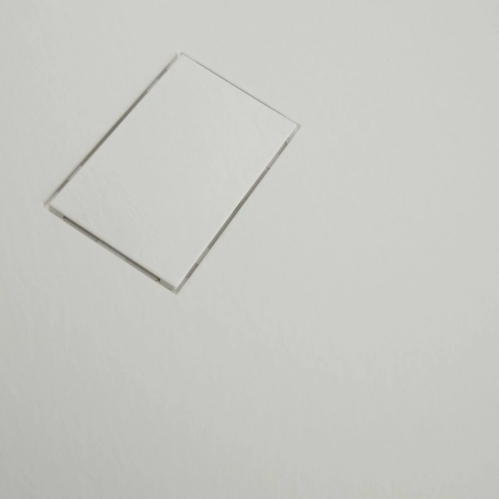 Milano Rasa - White Slate Effect Shower Tray - Choice Of Size And Riser Kit - Image 3