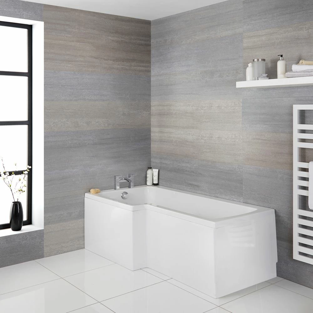 Milano Elswick β Square Shower Bath β Left And Right Hand Options With Choice Of Size, Panels And Screen