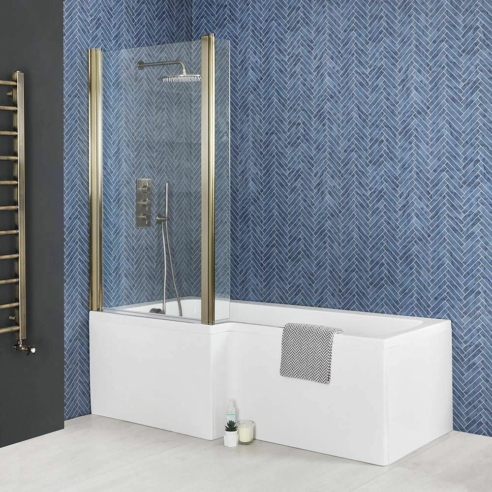 Milano Elswick - Square Shower Bath - Choice Of Size, Screen, Panels And Left / Right Hand Options