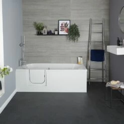 Milano Merso - 1700mm X 700mm Easy Access Walk-In Bath - Left And Right Hand Options