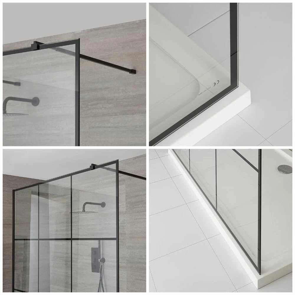 Milano Barq - Walk-In Shower Enclosure With Tray - Choice Of Sizes - Image 2