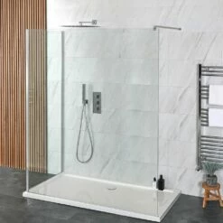Milano Portland - 2 Sided Walk-In Shower Enclosure With Tray - Choice Of Sizes