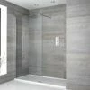 Milano Portland - Walk-In Shower Enclosure With Tray - Choice Of Sizes