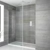 Milano Alto - Walk-In Shower Enclosure With Tray - Choice Of Sizes