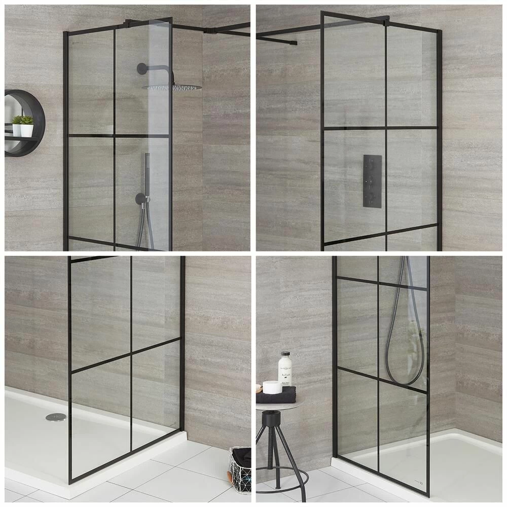Milano Barq - Corner Walk-In Shower Enclosure With Tray - Choice Of Sizes - Image 2