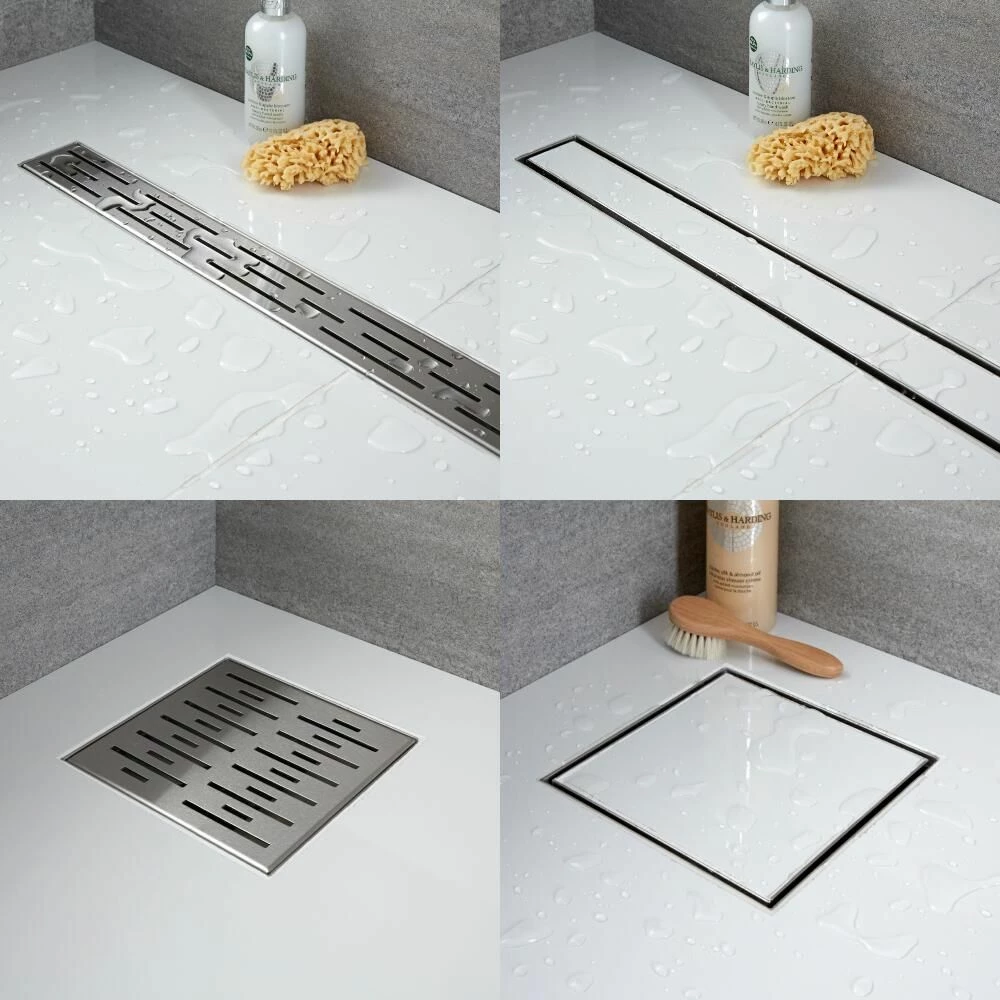 Milano Portland - Wet Room Shower Enclosure - Choice Of Glass Size And Drain - Image 3